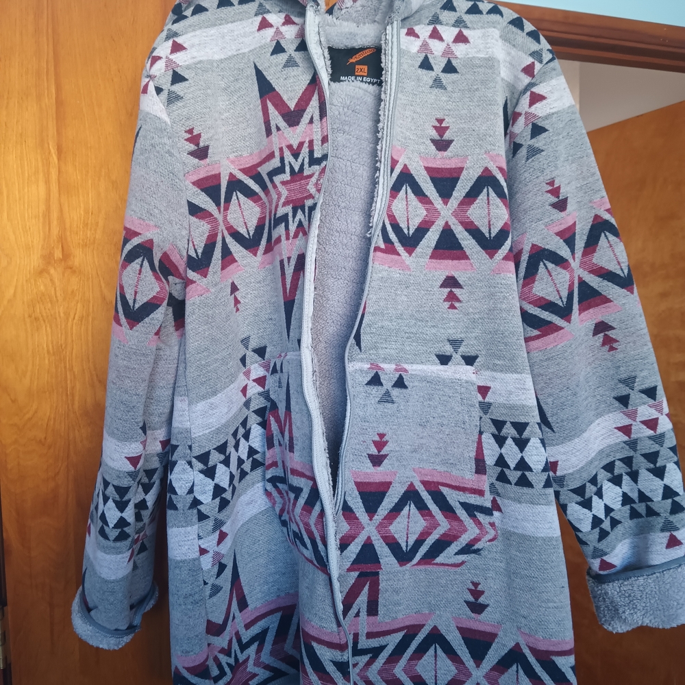 Native Patterned Teddy Jacket By Native - image 1